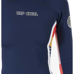 2023 Rip Curl Womens G Bomb Long Sleeve 1mm Back Zip Shorty Wetsuit 128WSP - Multi Coloured